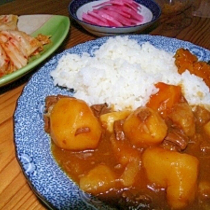 圧力鍋で和風鹿肉カレー